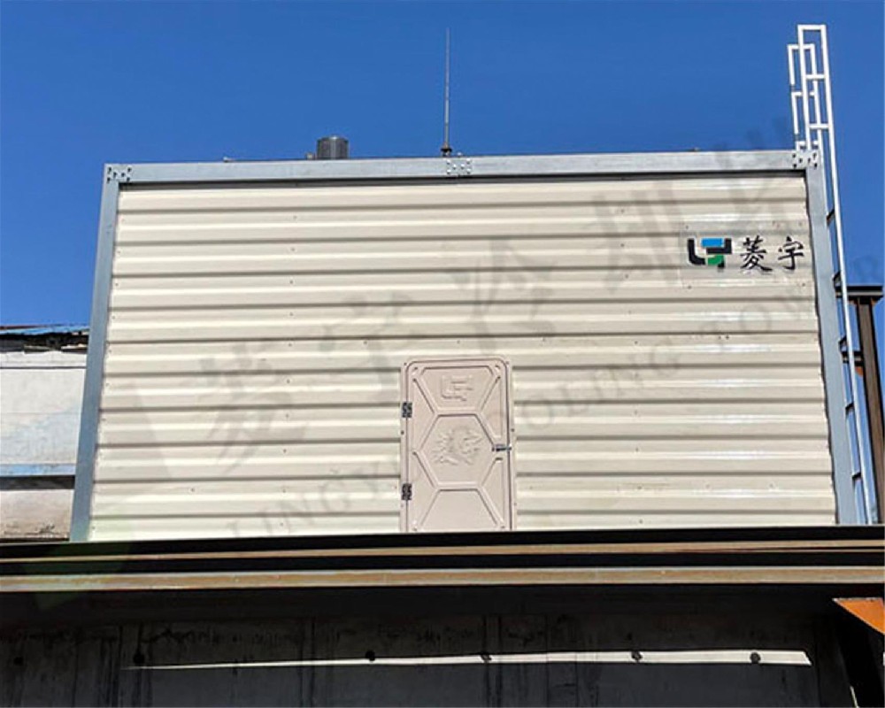 菱宇方形钣金横流式冷却塔200T 2台