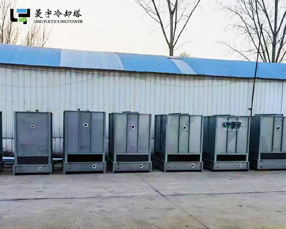 郑州菱宇8吨--80吨方形逆流式钢板冷却塔