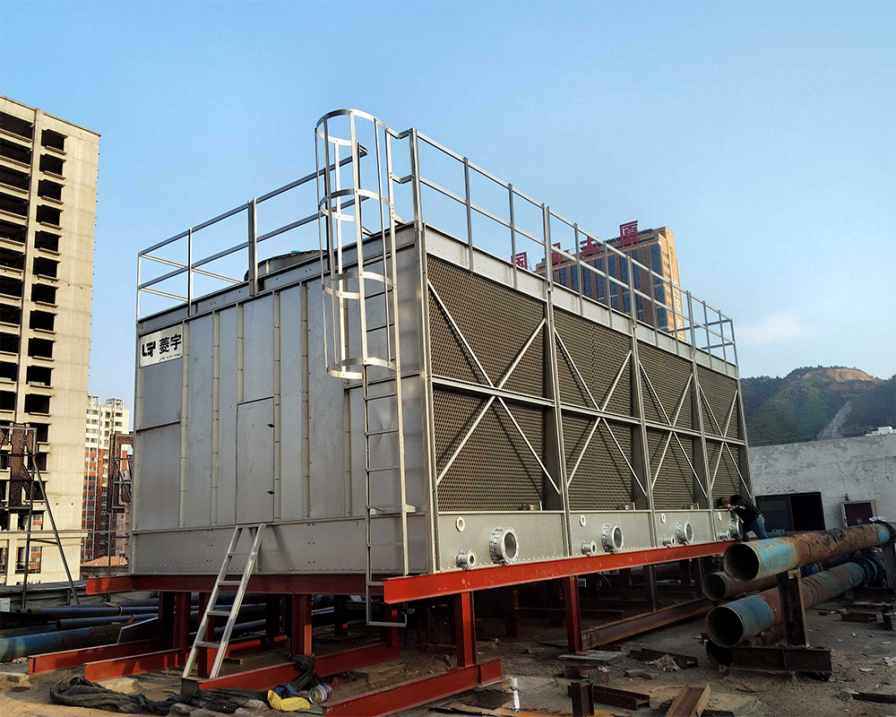 菱宇横流式冷却塔在商场中央空调​中的应用案例